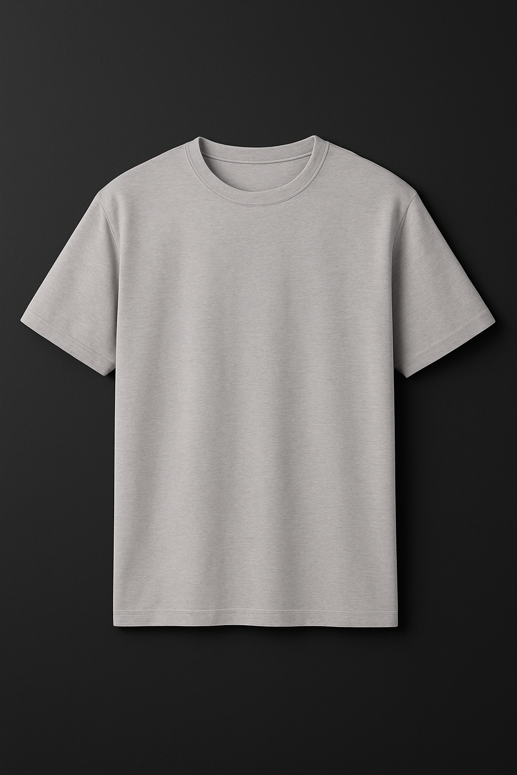 Grey oversized drop shoulder T-Shirt (OVERSIZED)
