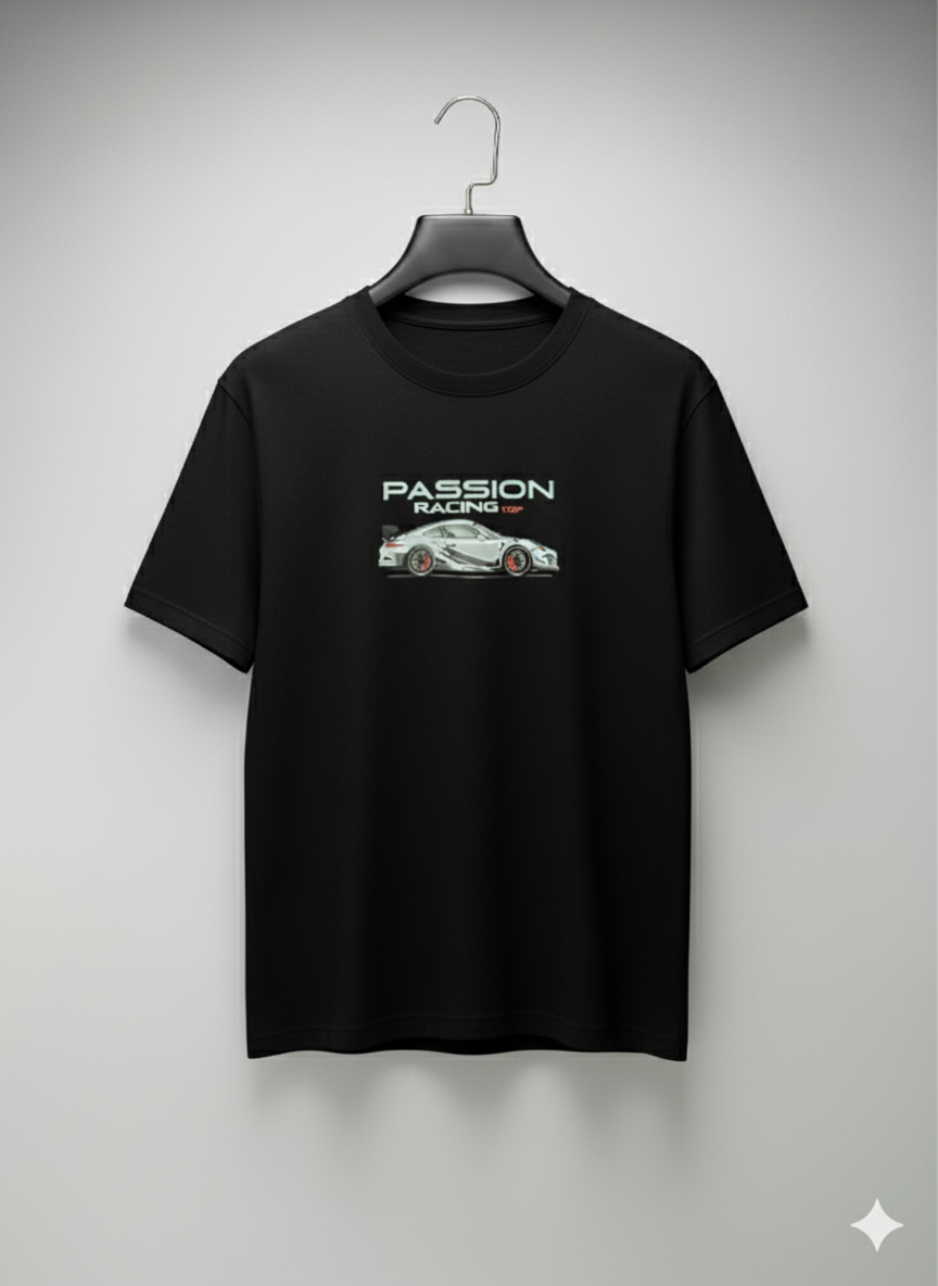 Black printed t shirts (oversized)
