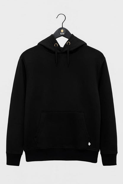 Plain Black Hoodie