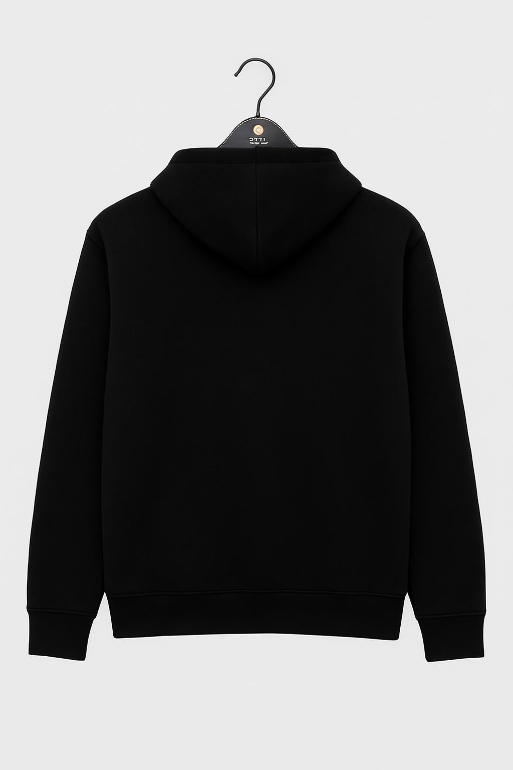 Plain Black Hoodie