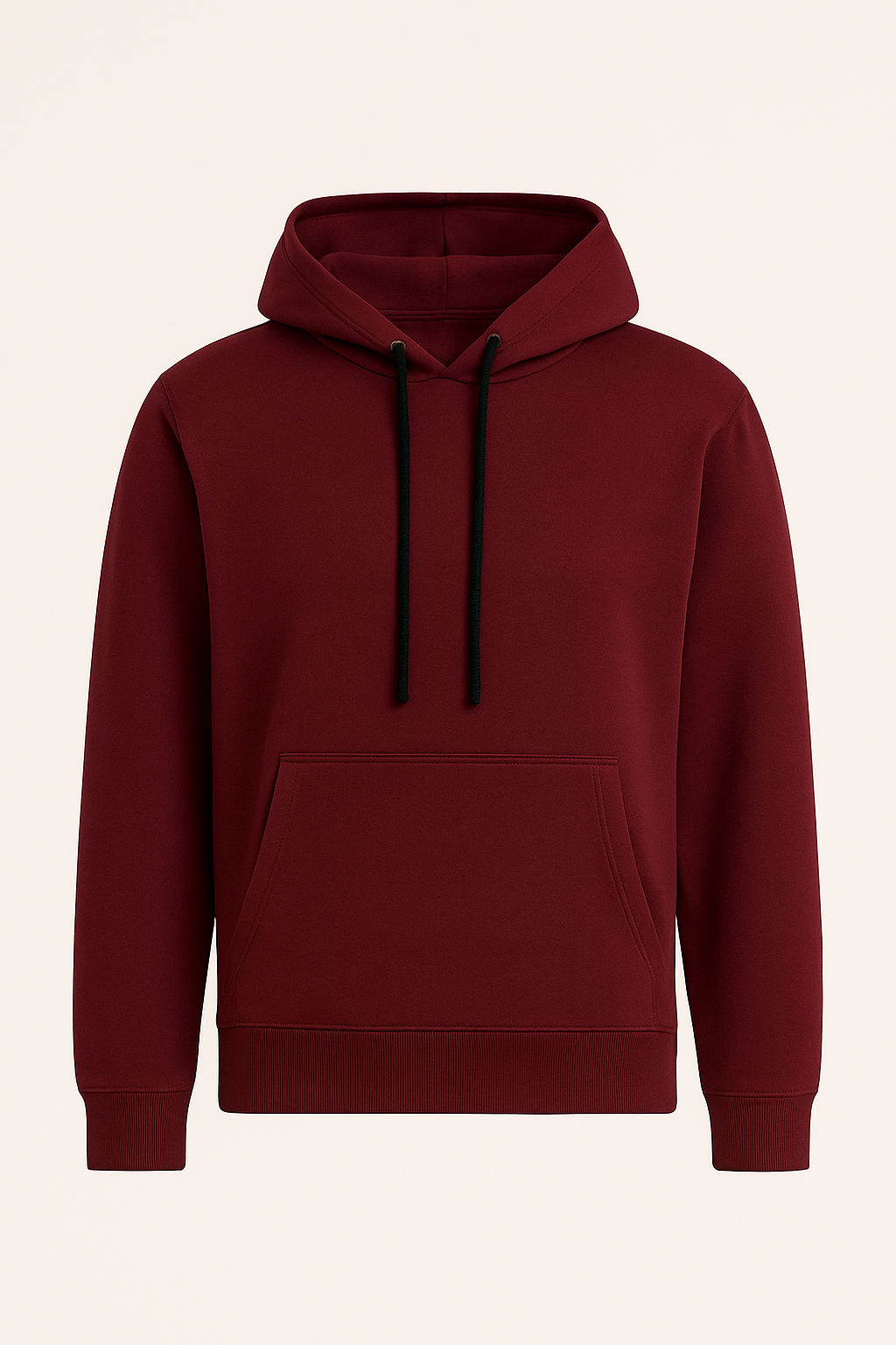 Plain Maroon Hoodie