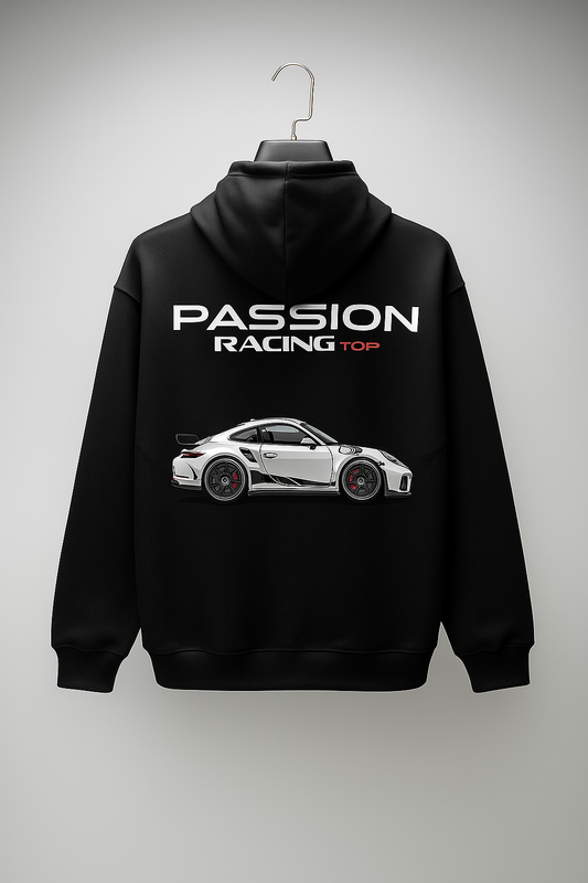 Printed Black Hoodie (CAR)